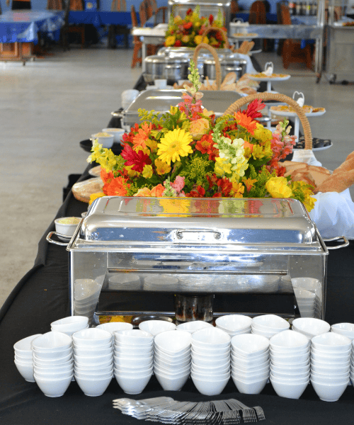 Brunch para eventos de negócios, criativo e sofisticado, Buffet Corporativo.rio