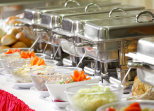 Diferença entre catering e buffet